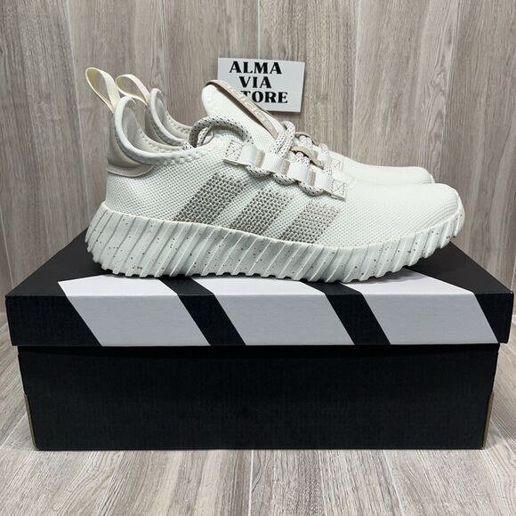 Adidas Shoes Kaptir Flow White IF6601 Walking Comfort Workout Gym Woman’s Sz 8.5 - Picture 1 of 9